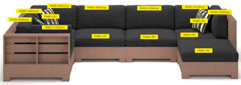 Citrine Park Back Cushion Signature Design by Ashley® Component Skus