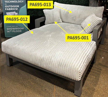 Moonlight View Lounge Seat Cushion Signature Design by Ashley® Component Skus