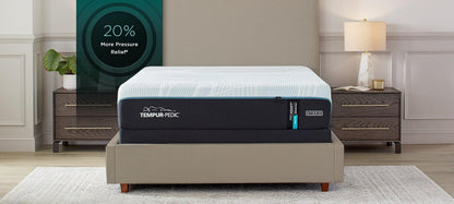 TEMPUR-ProAdapt Medium Hybrid 2.0 mattress in a bedroom setting