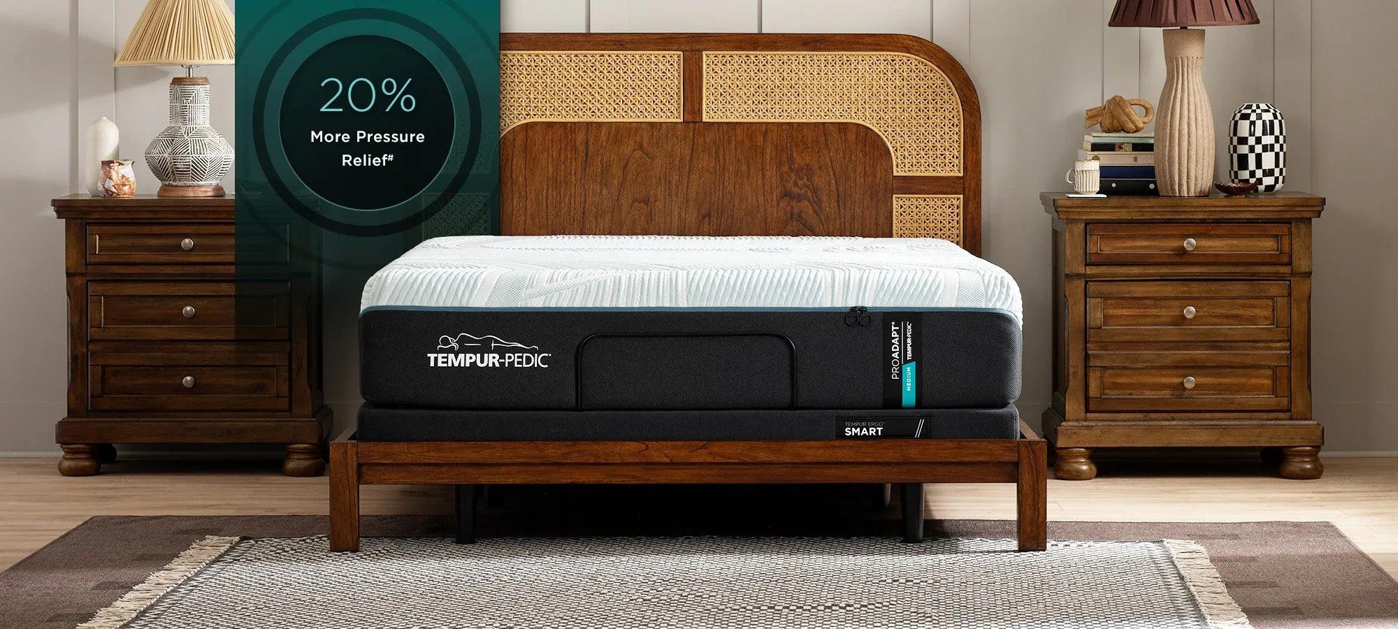 TEMPUR-ProAdapt Medium 2.0 mattress in a bedroom setting