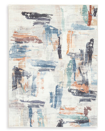 Hessland 5' x 7' Washable Rug Signature Design by Ashley® Rugs
