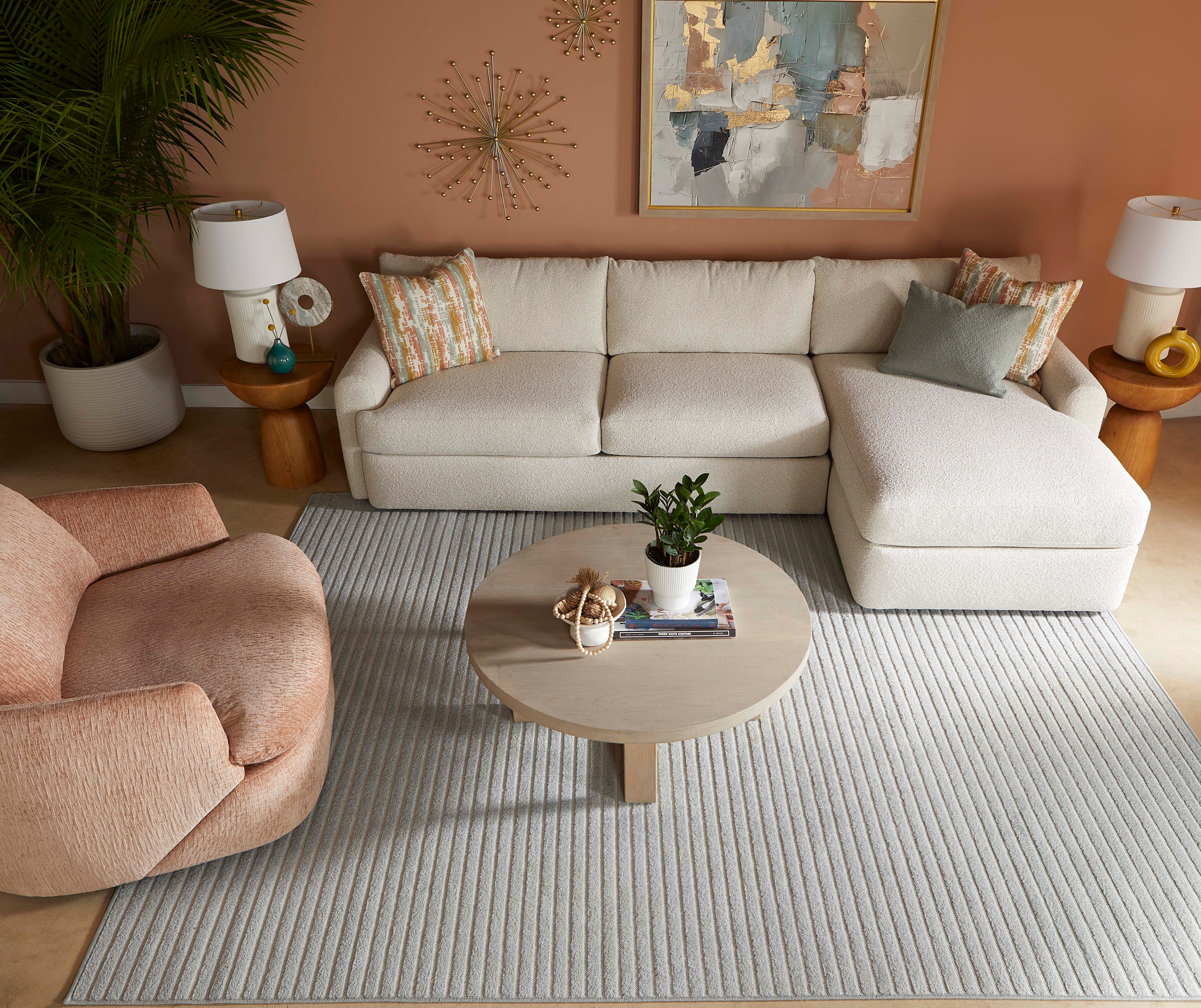 Jonathan Louis Lincoln Arm Chair — Your Fabric, Made in California — Gellar (fabric)