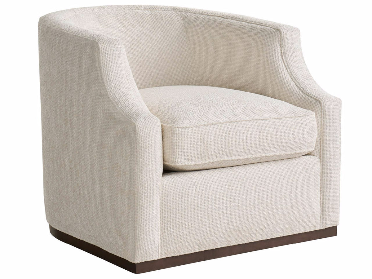 Universal Furniture Sara Swivel Chair — Nona Vanilla — Sara Collection