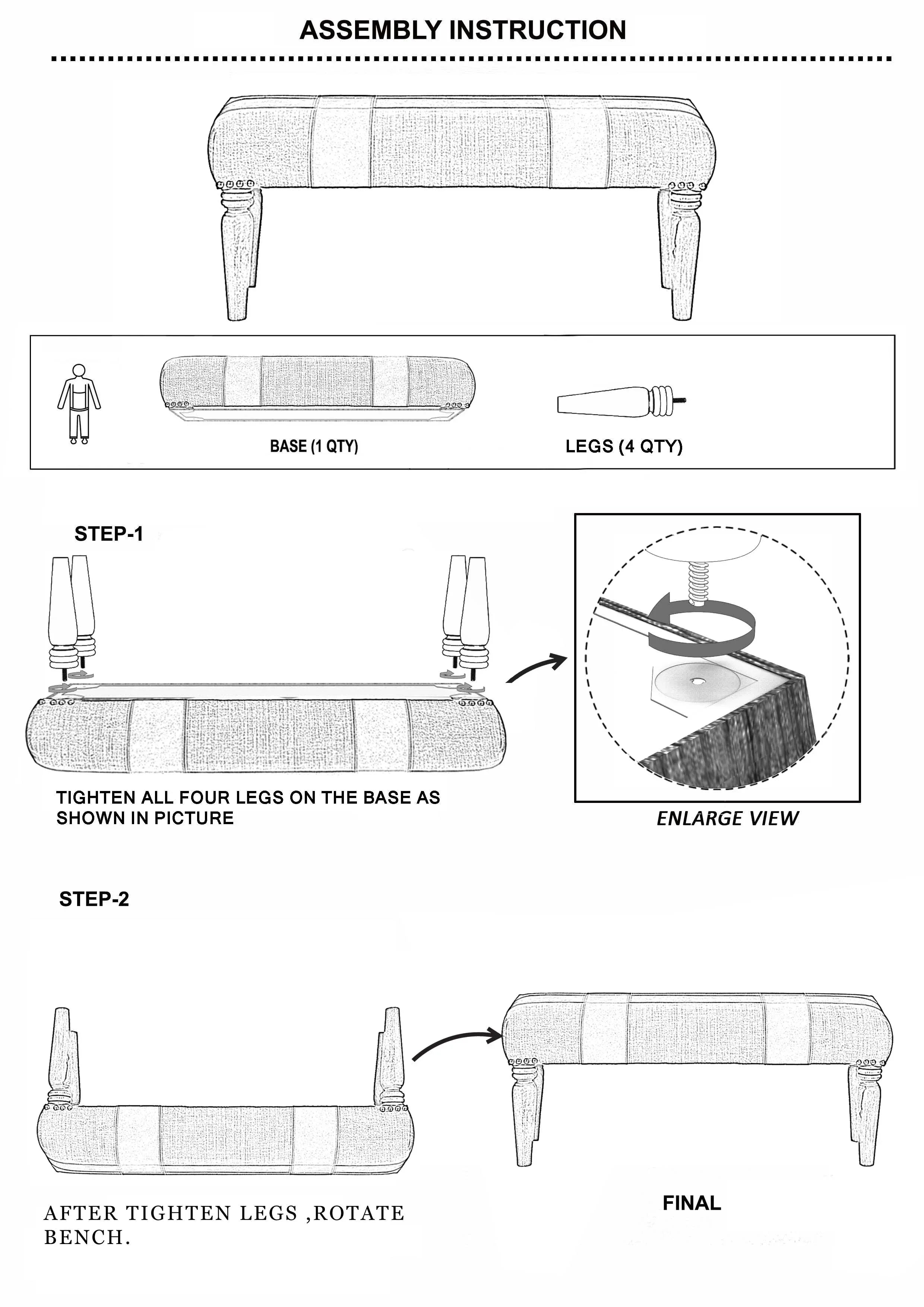 Sacsha Bench Livabliss Sacsha