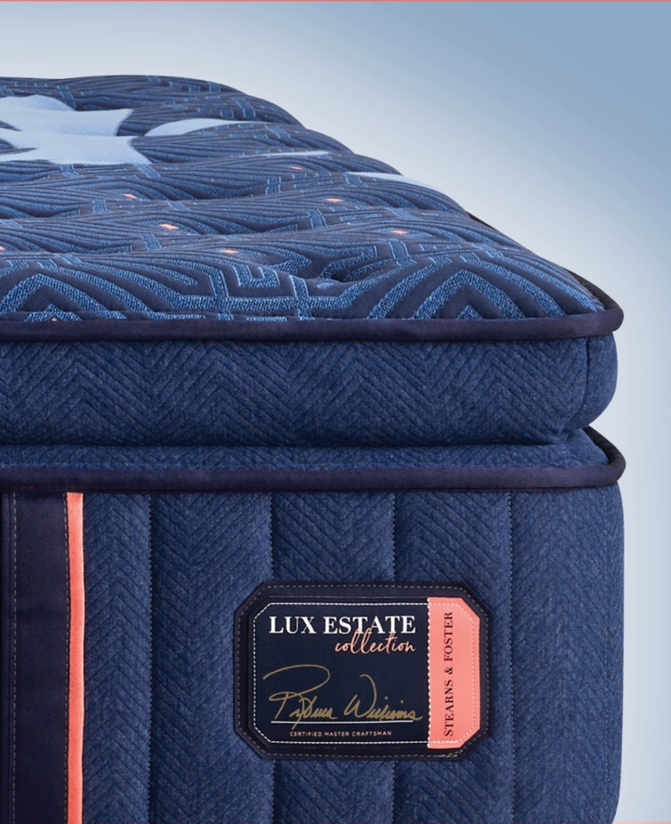 LUX ESTATE MEDIUM EURO PILLOW TOP Sterns and Foster