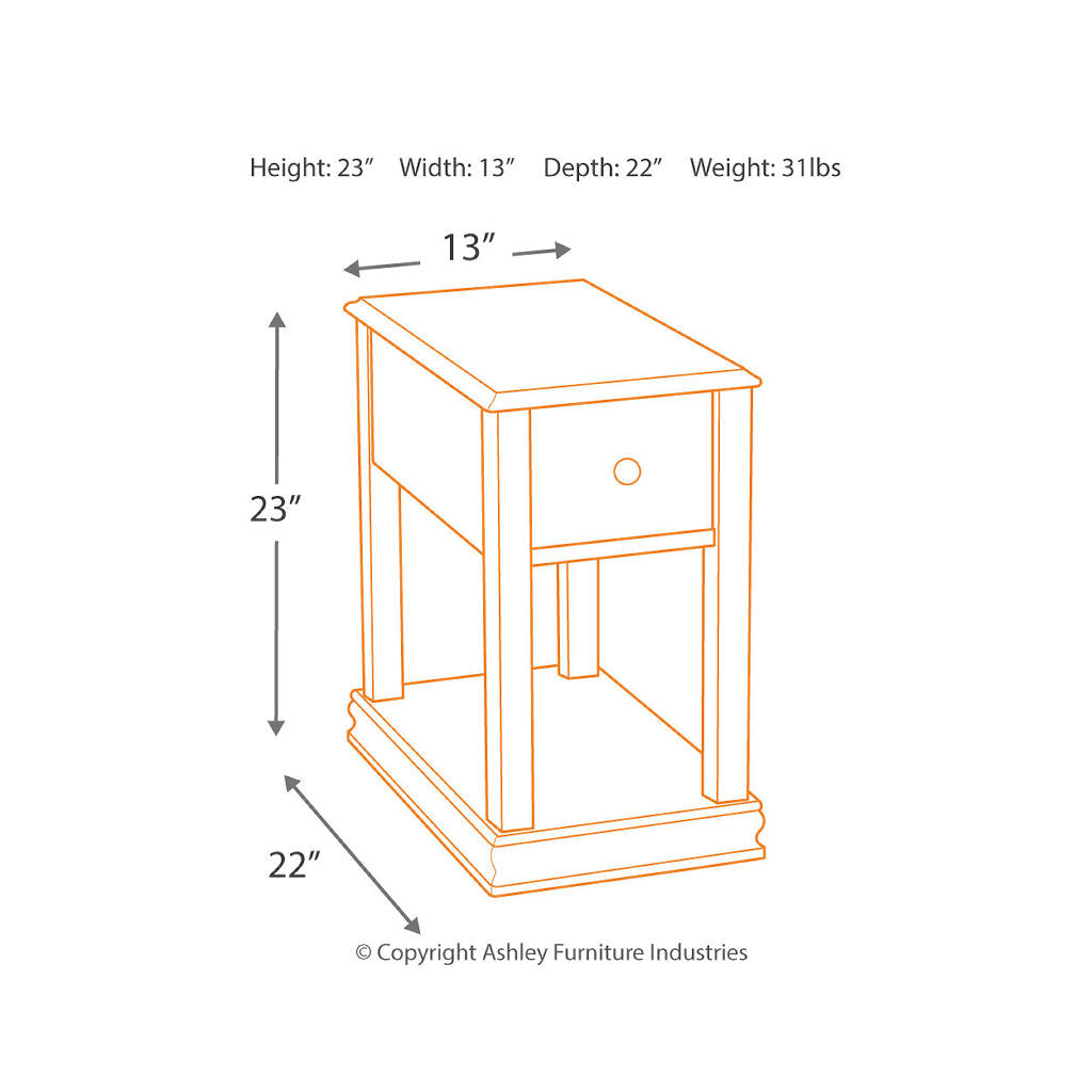 Breegin Chairside End Table Signature Design by Ashley® Living Room