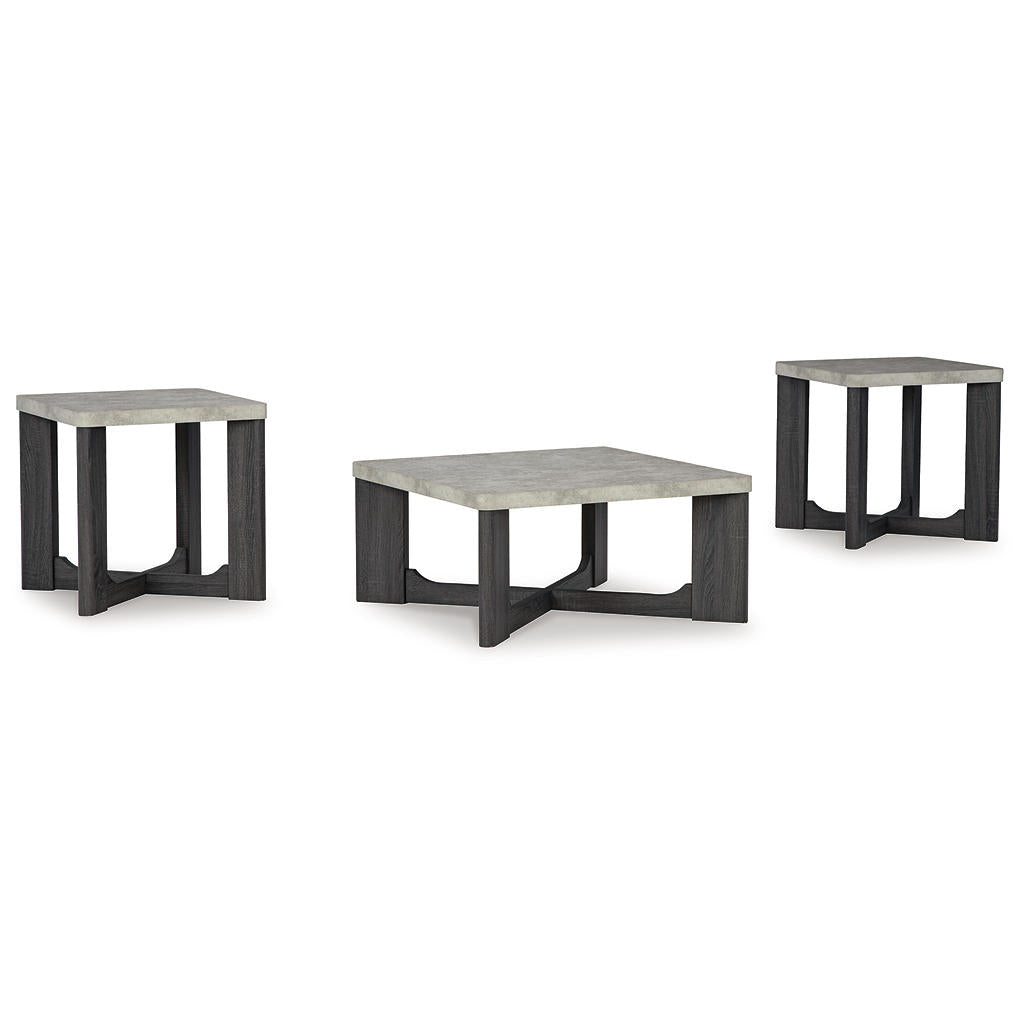 Sharstorm Table Set of 3 — Faux Cement MEGA-TUFF Signature Design by Ashley® Living Room