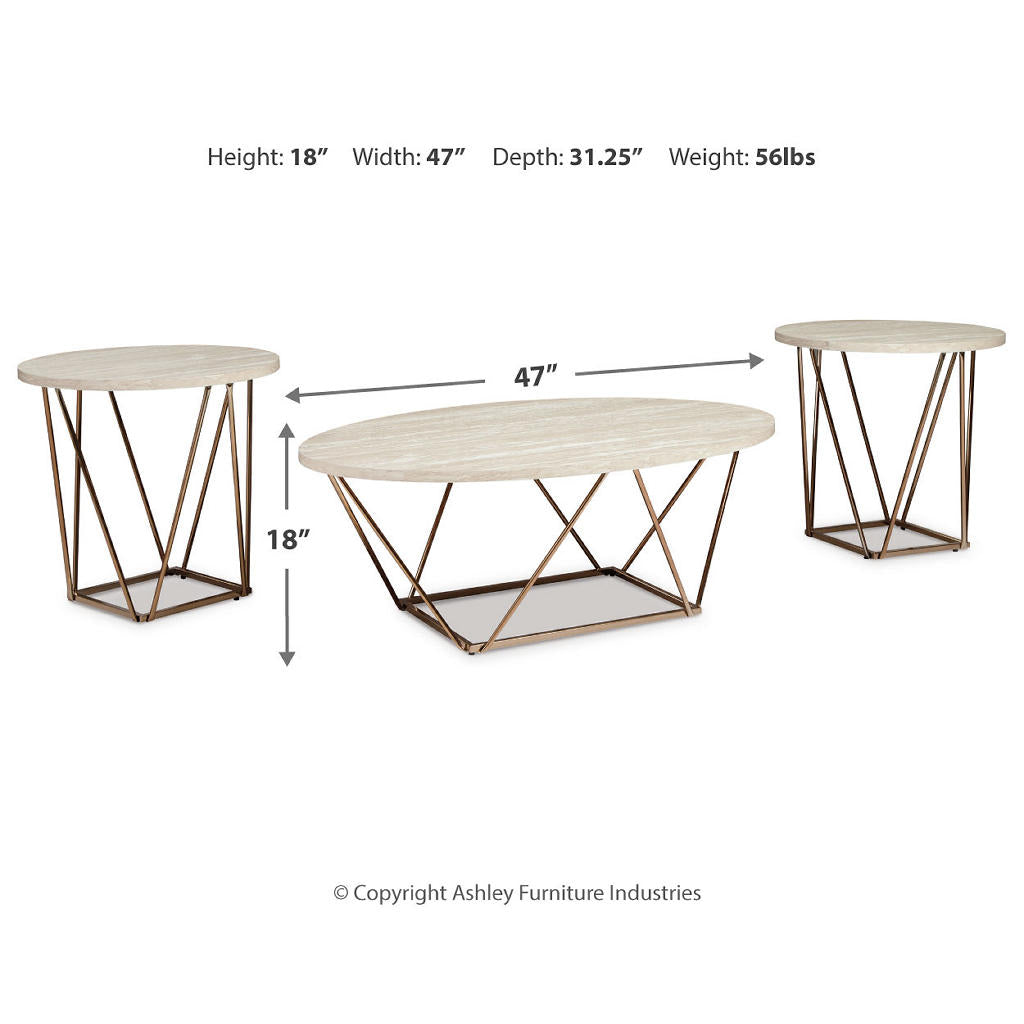 Tarica Table (Set of 3) Signature Design by Ashley® Living Room