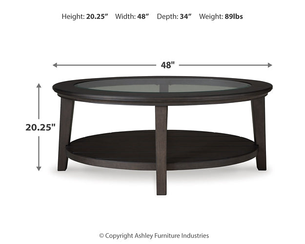 Celamar Coffee Table and 1 End Table