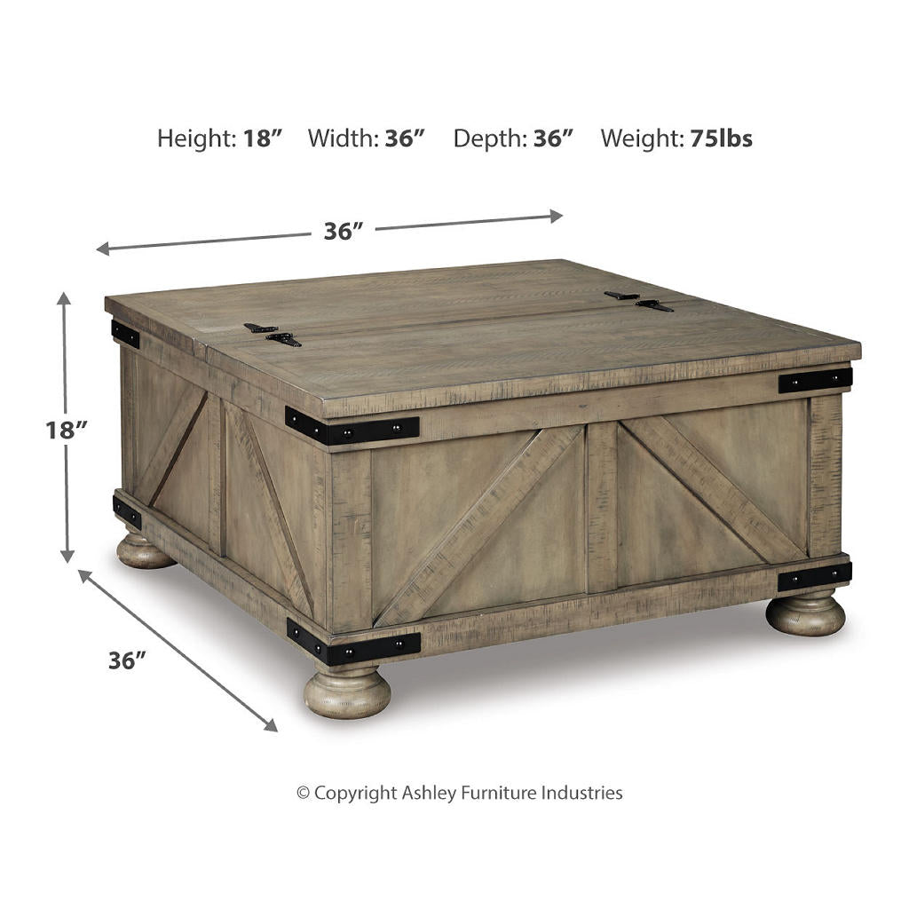 Aldwin Coffee Table With Storage Signature Design by Ashley® Living Room