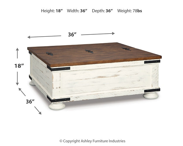 Wystfield Coffee Table and Chairside End Table