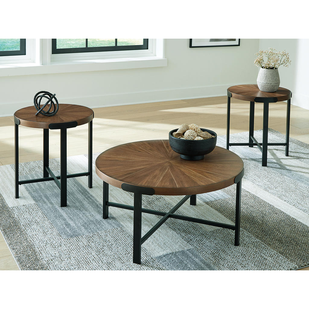Crosstrail Table (Set of 3) Signature Design by Ashley® Living Room