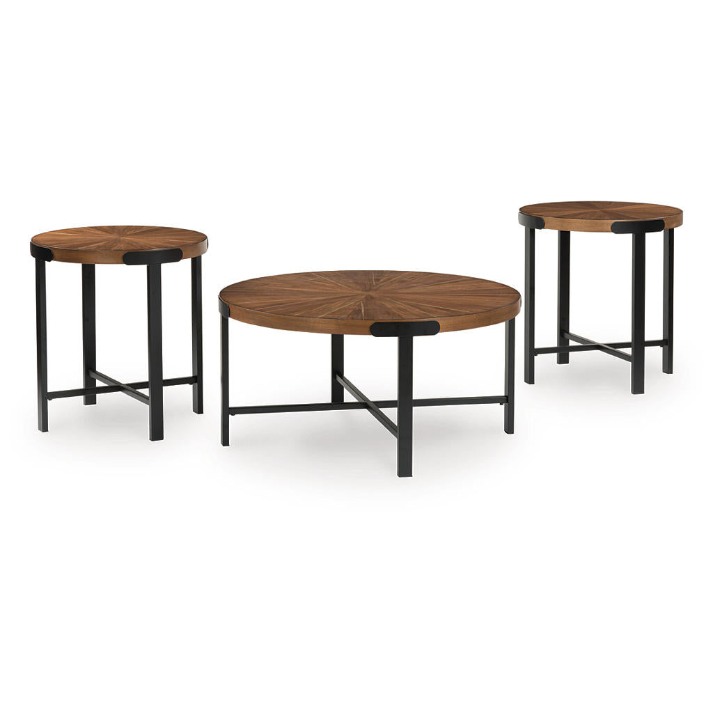 Crosstrail Table (Set of 3) Signature Design by Ashley® Living Room