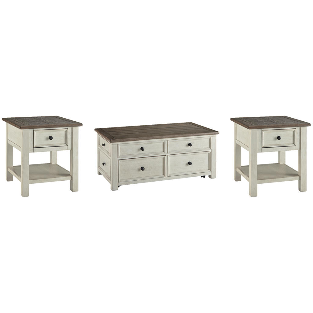 Bolanburg Coffee Table and 2 End Tables Signature Design by Ashley® Uncategorized