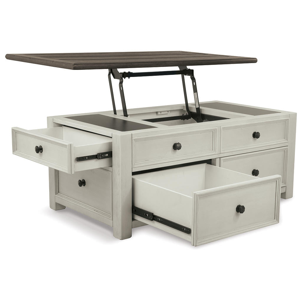 Bolanburg Coffee Table and 2 Chairside End Tables with Console Signature Design by Ashley® Uncategorized