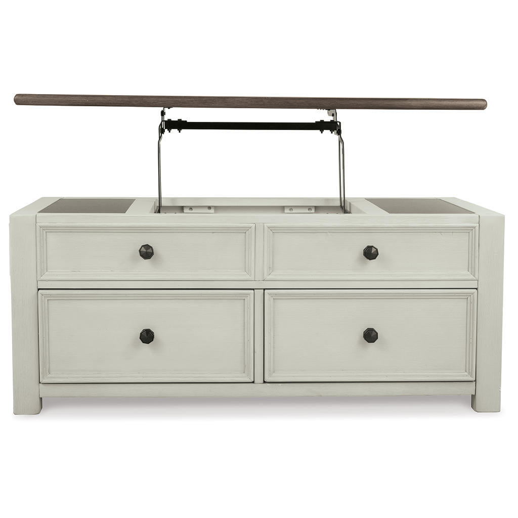 Bolanburg Coffee Table and 2 Chairside End Tables with Console Signature Design by Ashley® Uncategorized