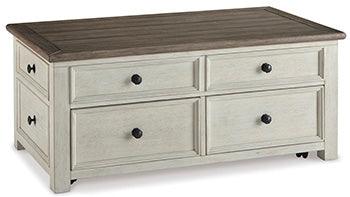 Bolanburg Lift-Top Coffee Table — 4 Drawers on Casters Signature Design by Ashley® Living Room