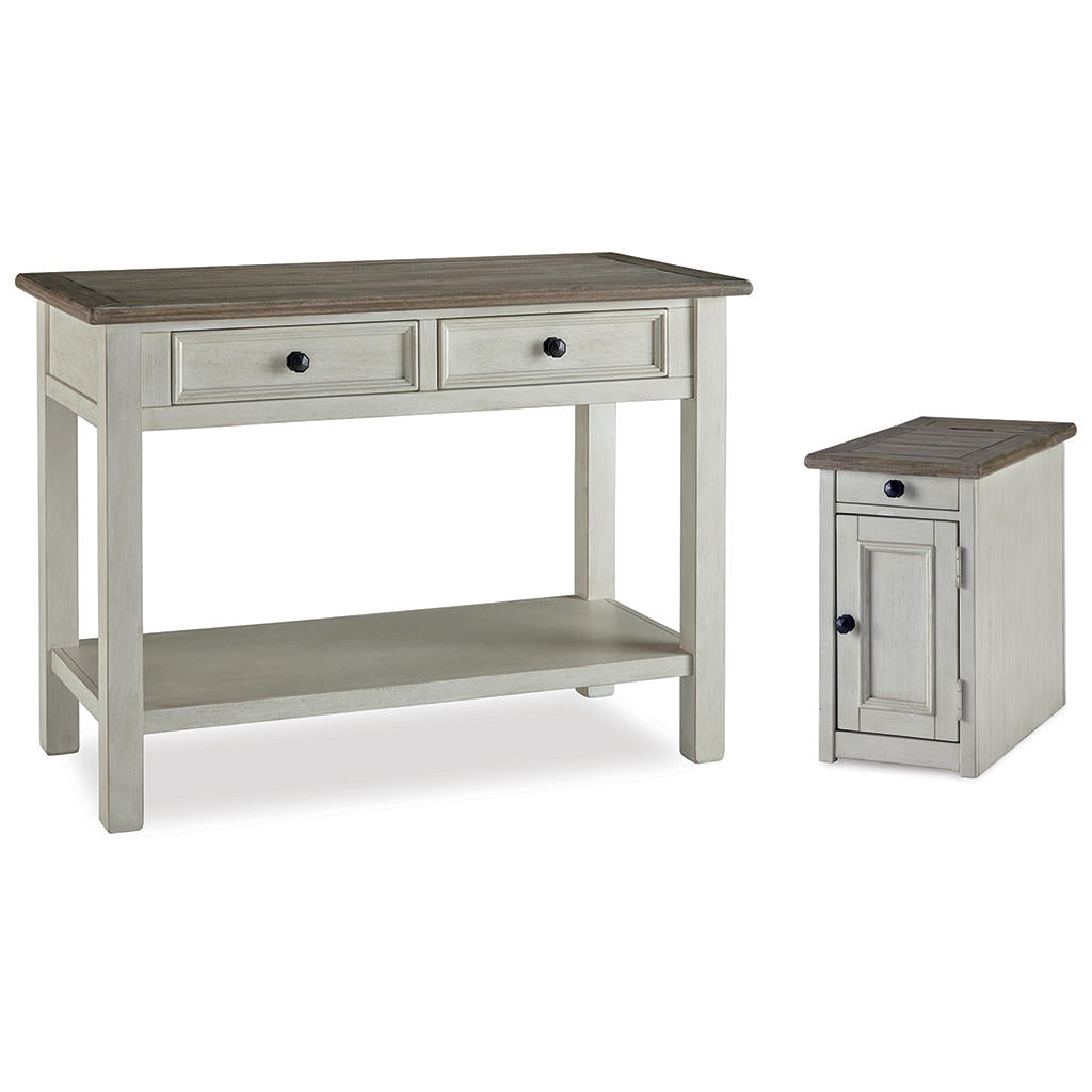 Bolanburg Sofa Table and Chair Side End Table Signature Design by Ashley® Uncategorized
