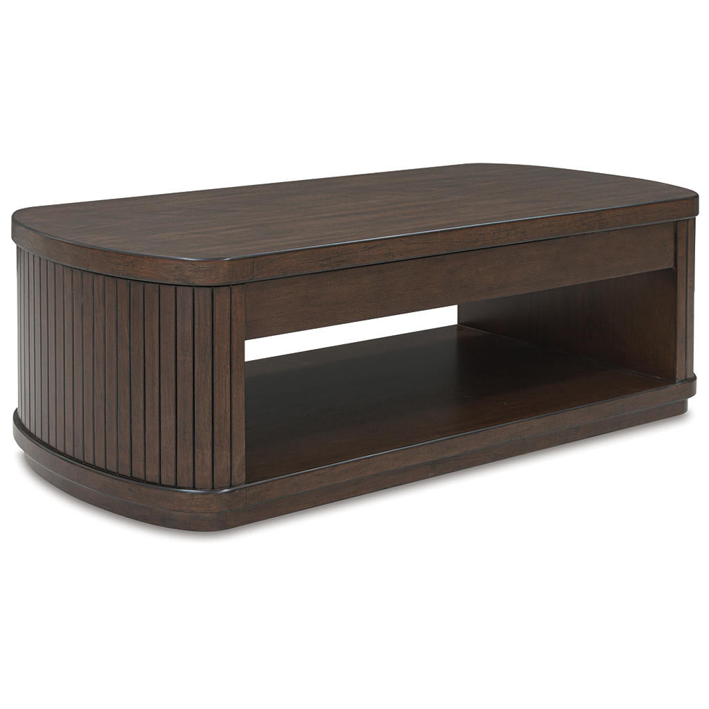 Korestone Lift-Top Coffee Table — Hidden Storage, Mango Wood Signature Design by Ashley® Living Room