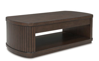 Korestone Lift-Top Coffee Table — Hidden Storage, Mango Wood Signature Design by Ashley® Living Room