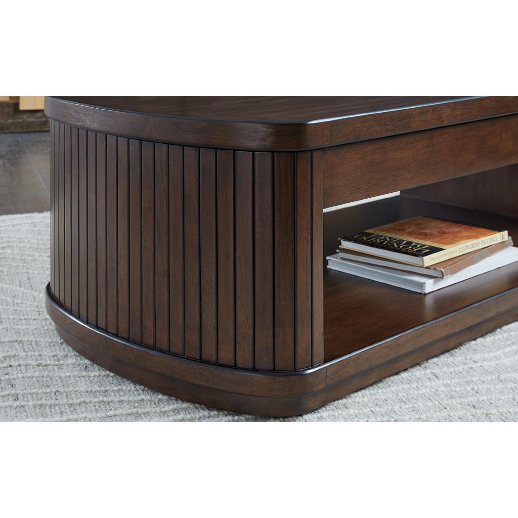 Korestone Lift-Top Coffee Table — Hidden Storage, Mango Wood Signature Design by Ashley® Living Room