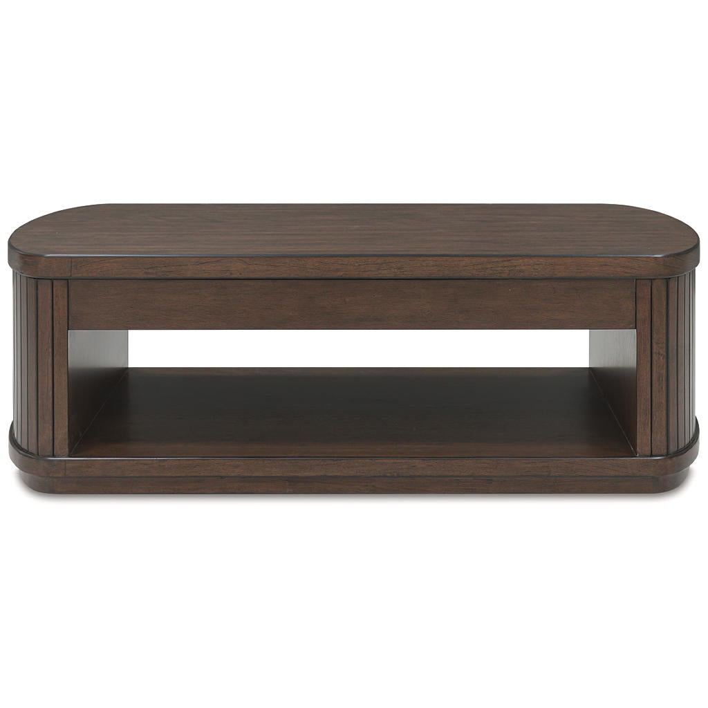 Korestone Lift-Top Coffee Table — Hidden Storage, Mango Wood Signature Design by Ashley® Living Room