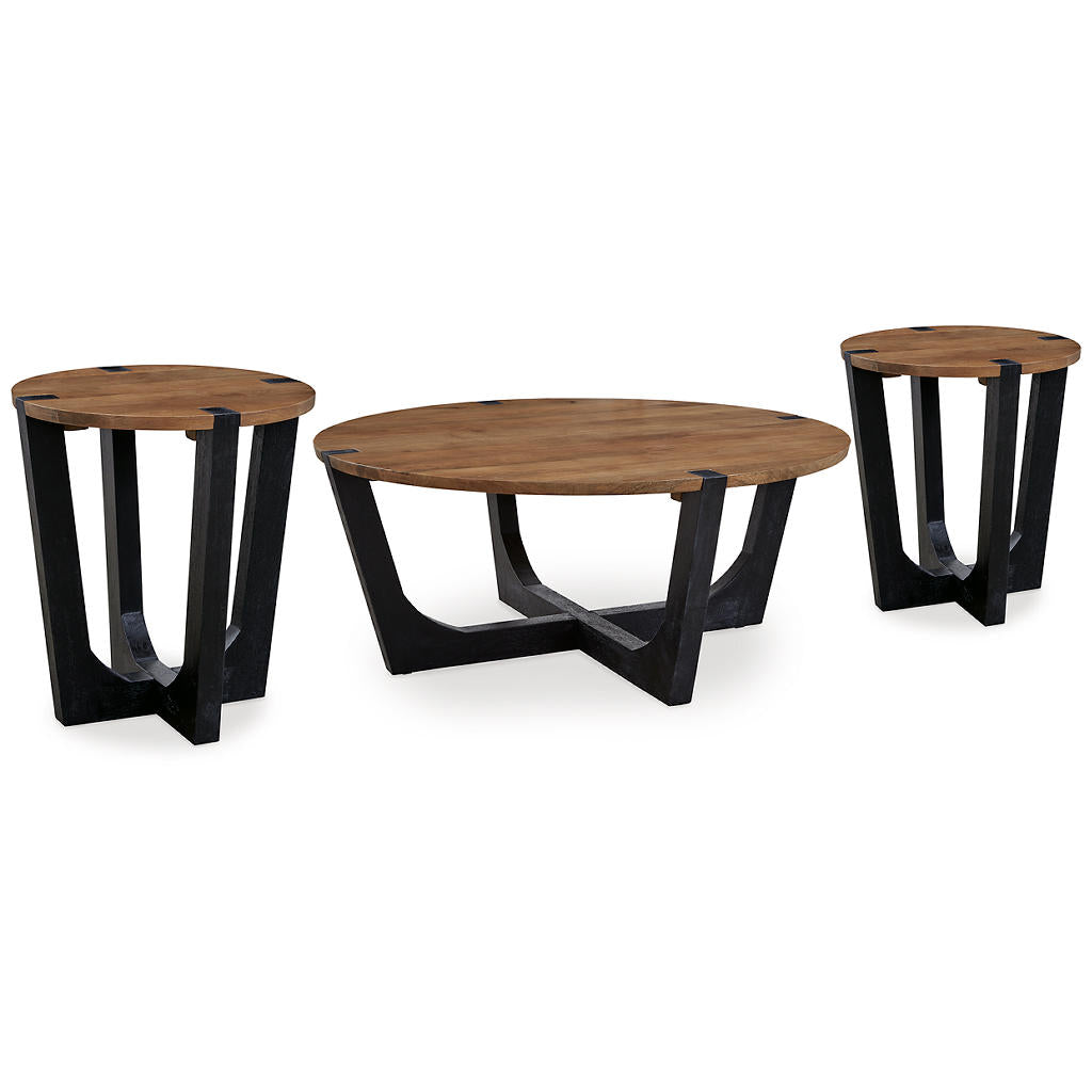 Hanneforth Coffee Table and 2 End Tables Signature Design by Ashley® Uncategorized
