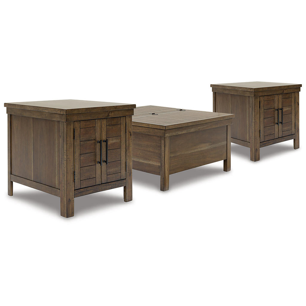 Moriville Lift-top Coffee Table and 2 End Tables Signature Design by Ashley® Uncategorized