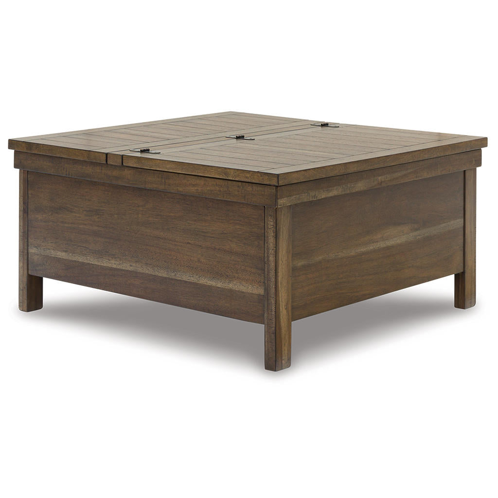 Moriville Lift-top Coffee Table and 2 Chairside End Tables Signature Design by Ashley® Uncategorized