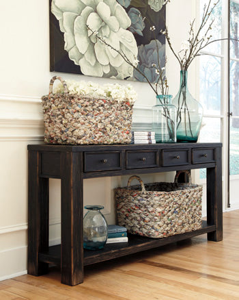 Gavelston Sofa/Console Table Signature Design by Ashley® Living Room