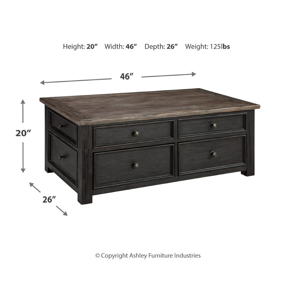 Tyler Creek Coffee Table with Lift Top Signature Design by Ashley® Living Room
