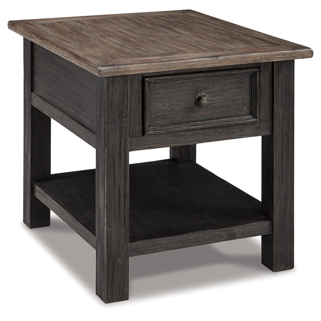 Tyler Creek Coffee Table and 2 End Tables with Console Signature Design by Ashley® Uncategorized