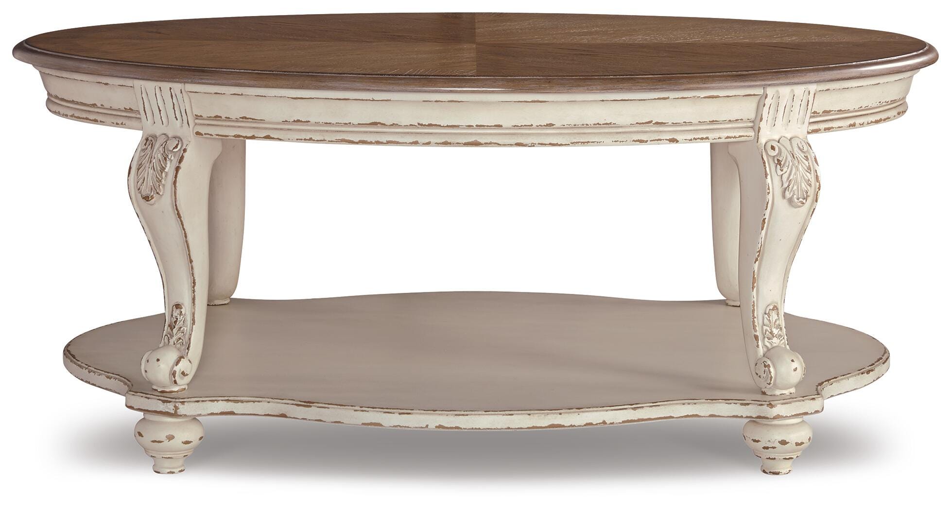 Realyn Coffee Table, 2 End Tables and Console — 4-Piece Set Signature Design by Ashley® Tables