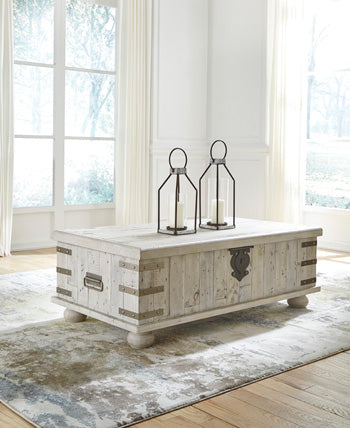 Carynhurst Coffee Table with Lift Top Signature Design by Ashley® Living Room