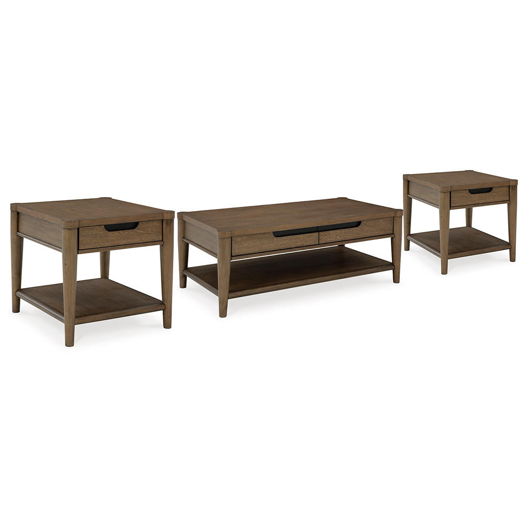Roanhowe Coffee Table and 2 End Tables Signature Design by Ashley® Uncategorized