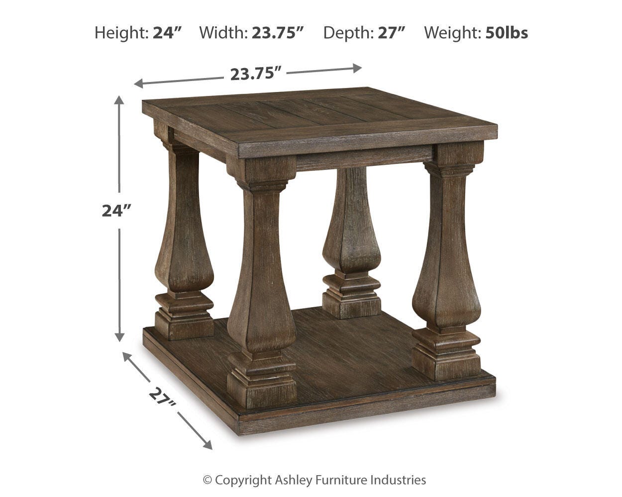Johnelle Coffee Table, 2 End Tables and Sofa Table — 4-Piece Signature Design by Ashley® Tables
