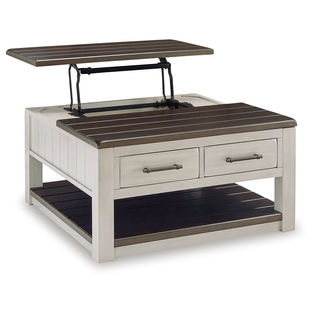 Darborn Lift-top Coffee Table and 2 Chairside End Tables Signature Design by Ashley® Uncategorized