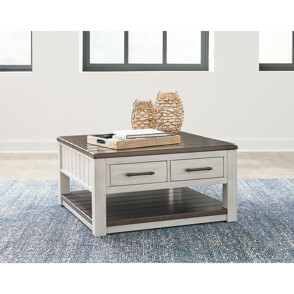 Darborn Lift-top Coffee Table and 2 Chairside End Tables Signature Design by Ashley® Uncategorized