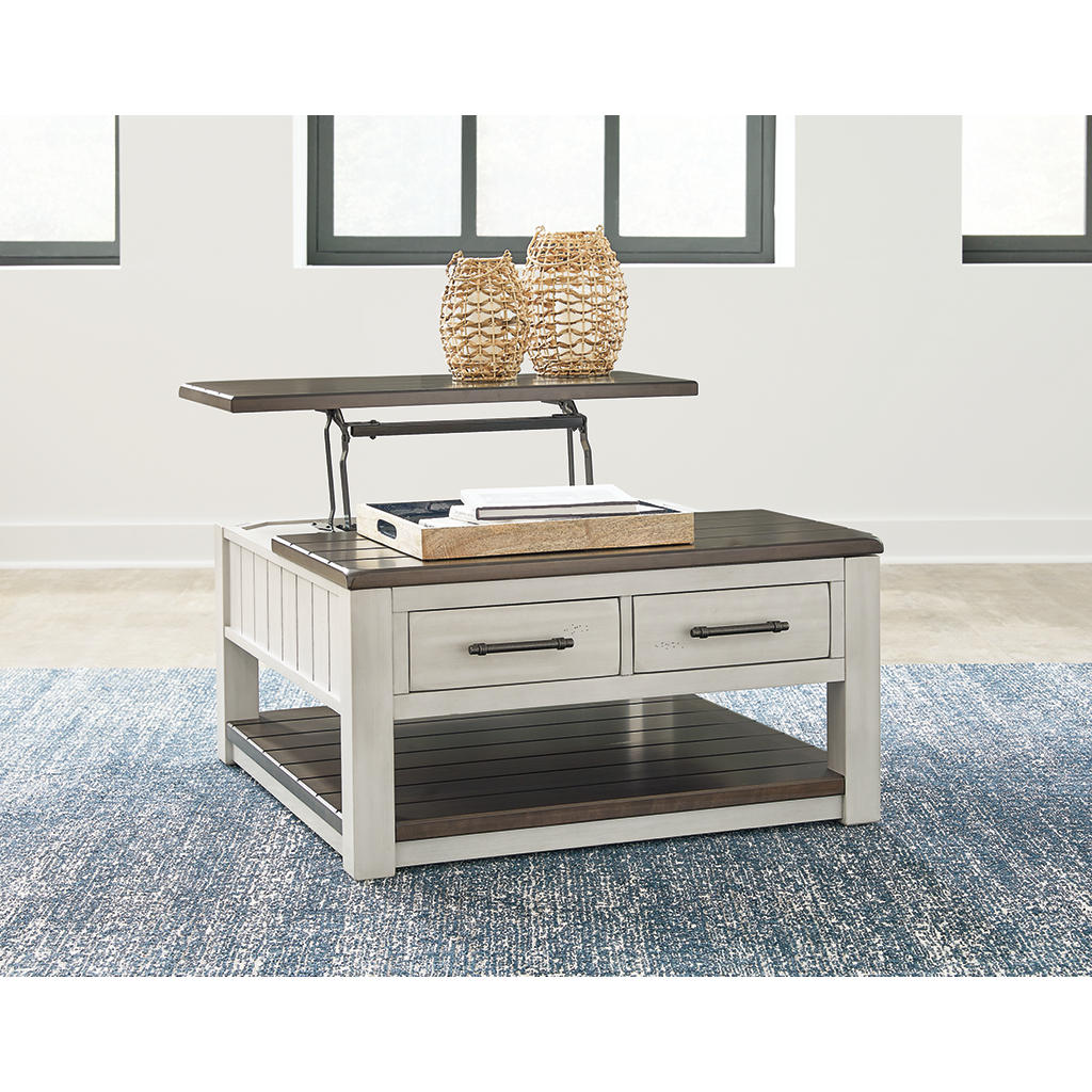 Darborn Lift-top Coffee Table and 2 Chairside End Tables Signature Design by Ashley® Uncategorized