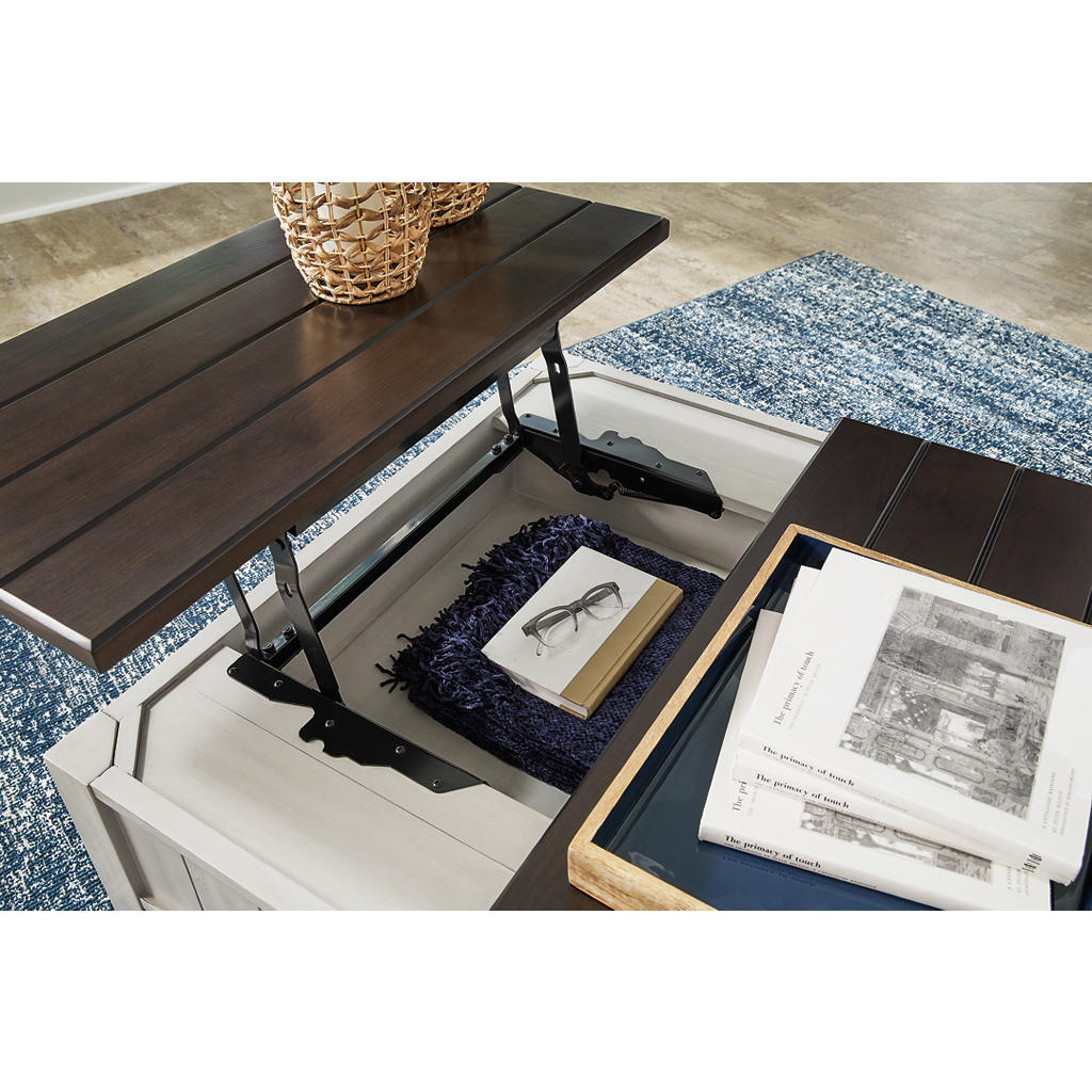 Darborn Lift-top Coffee Table and 2 Chairside End Tables Signature Design by Ashley® Uncategorized