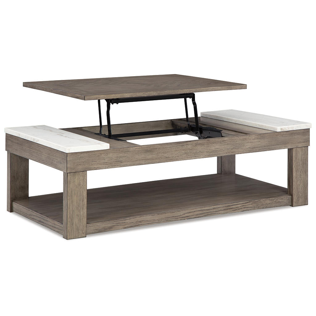 Loyaska Lift-top Coffee Table and 2 End Tables Signature Design by Ashley® Uncategorized