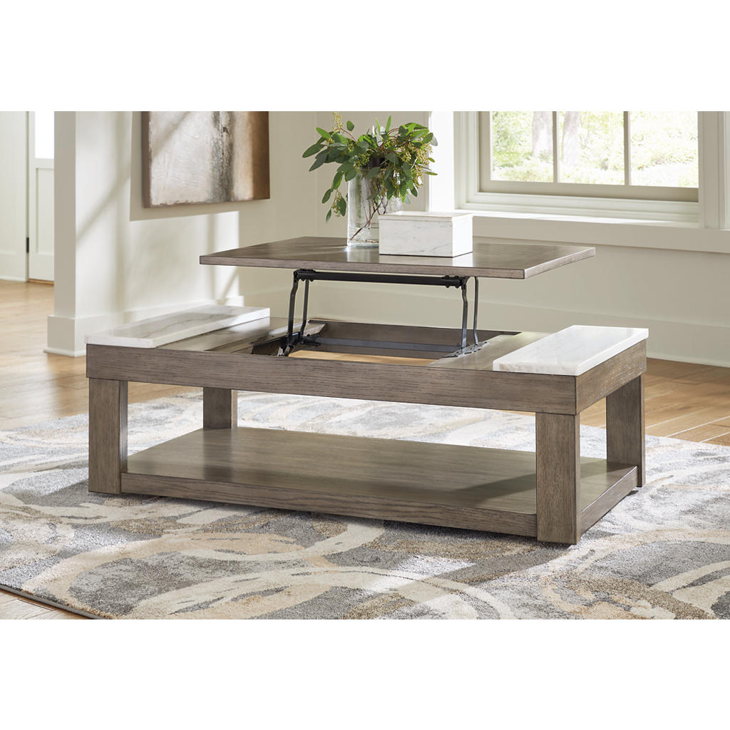 Loyaska Lift-top Coffee Table and 2 End Tables Signature Design by Ashley® Uncategorized