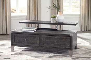 Todoe Lift-Top Coffee Table — Drawers with Trays Signature Design by Ashley® Living Room