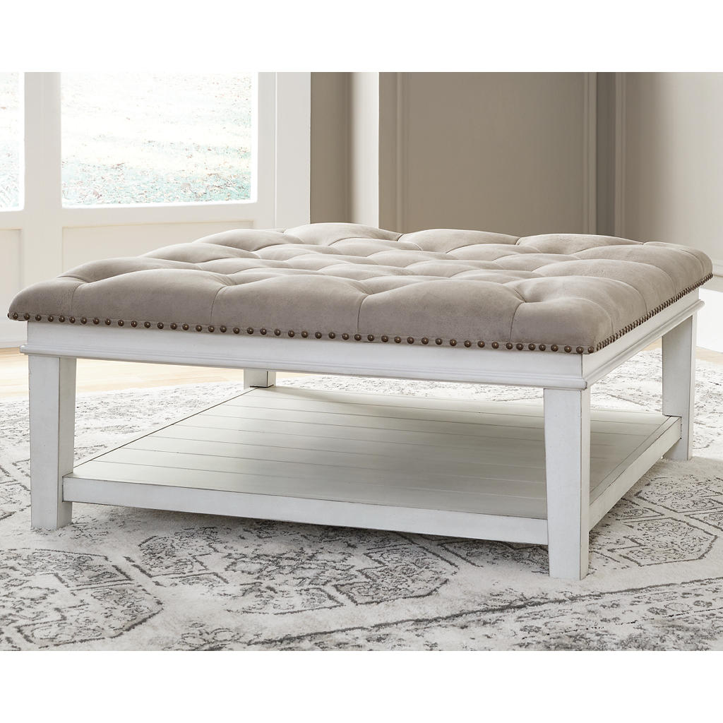 Kanwyn Upholstered Ottoman Coffee Table Signature Design by Ashley® Living Room