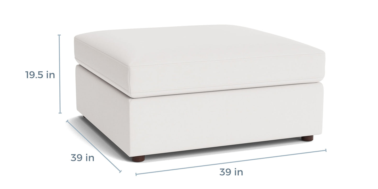 Beckham Outdoor Ottoman Bassett