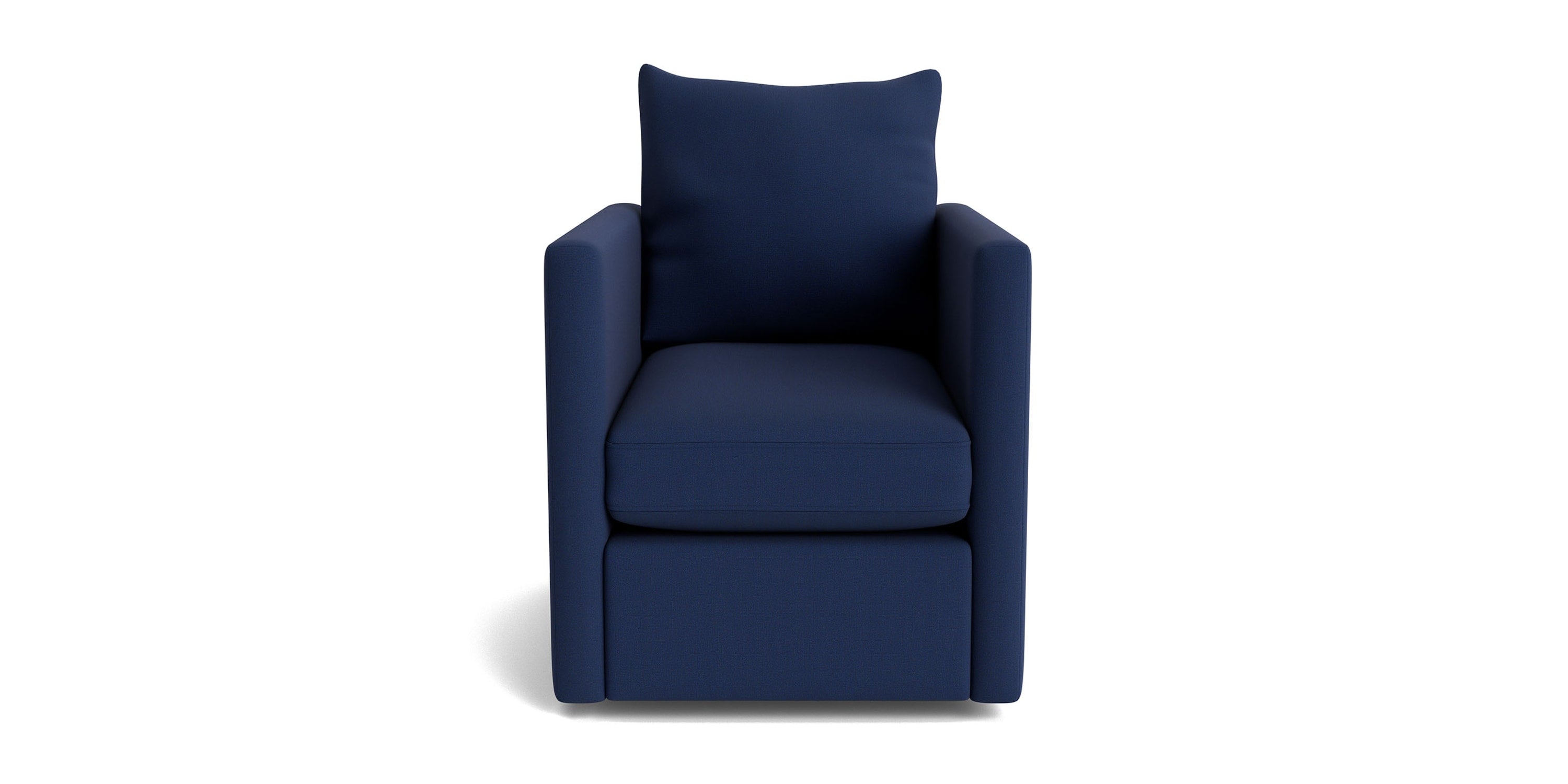 Beckham Outdoor Thin Track Arm Swivel Chair Bassett