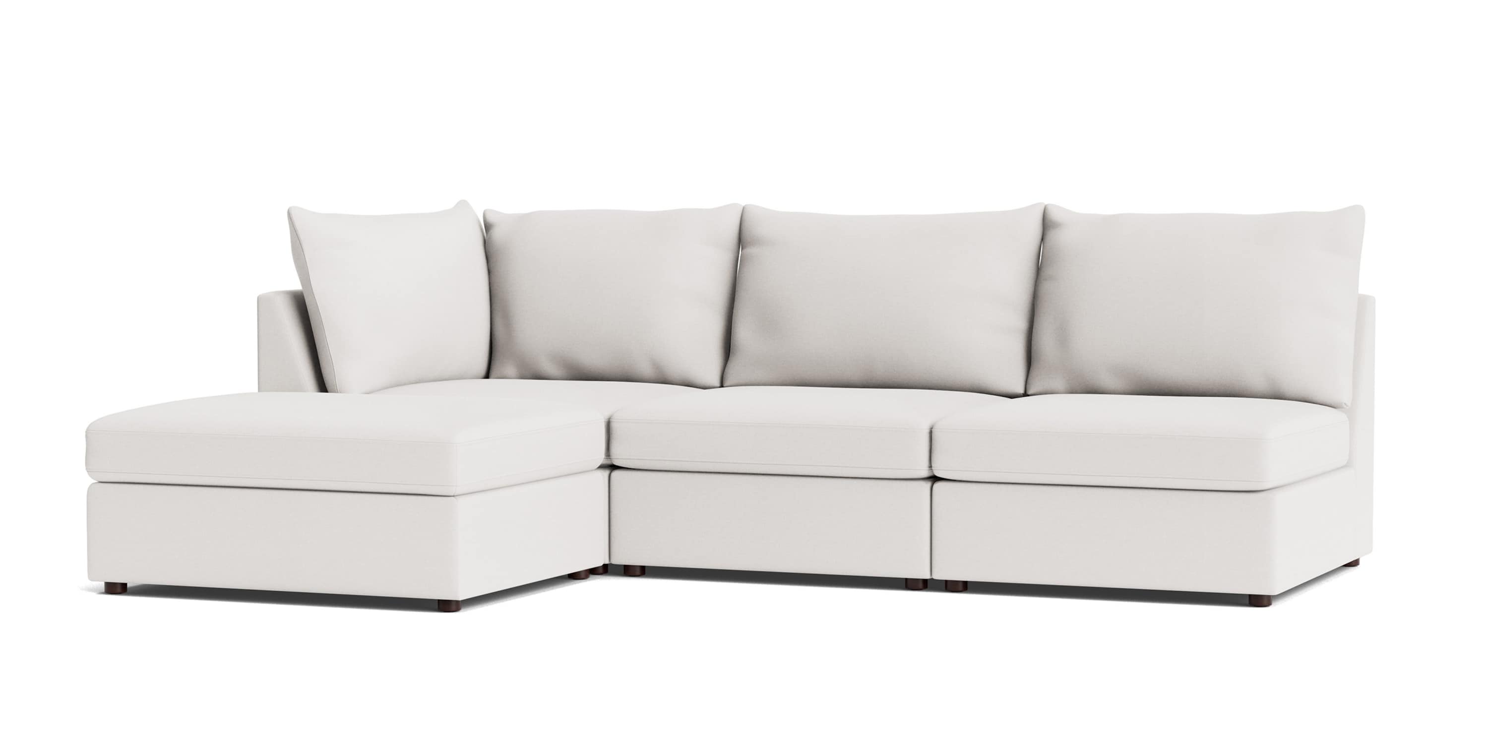 Beckham Outdoor Modular Sofa with Ottoman Bassett