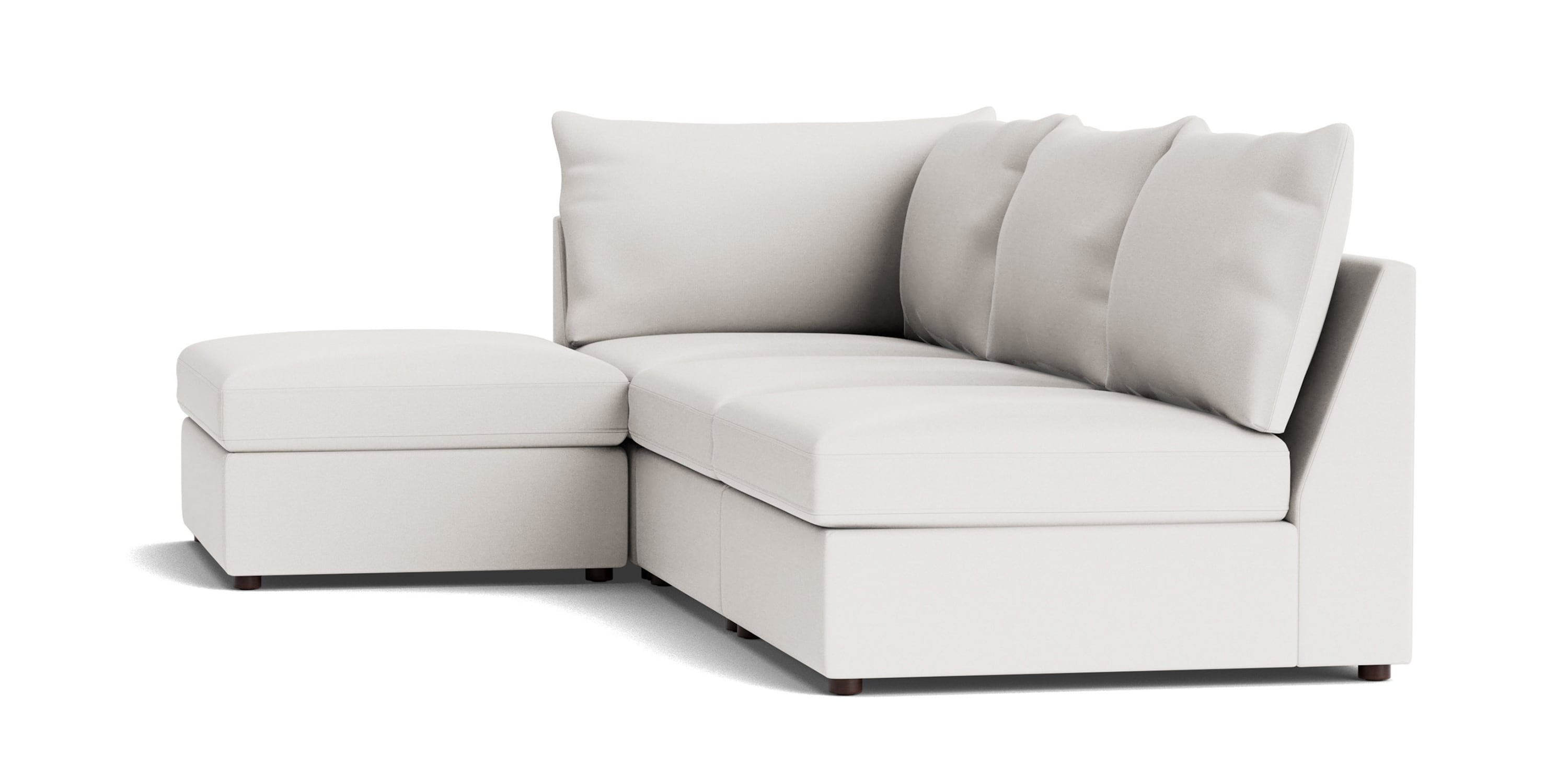 Beckham Outdoor Modular Sofa with Ottoman Bassett