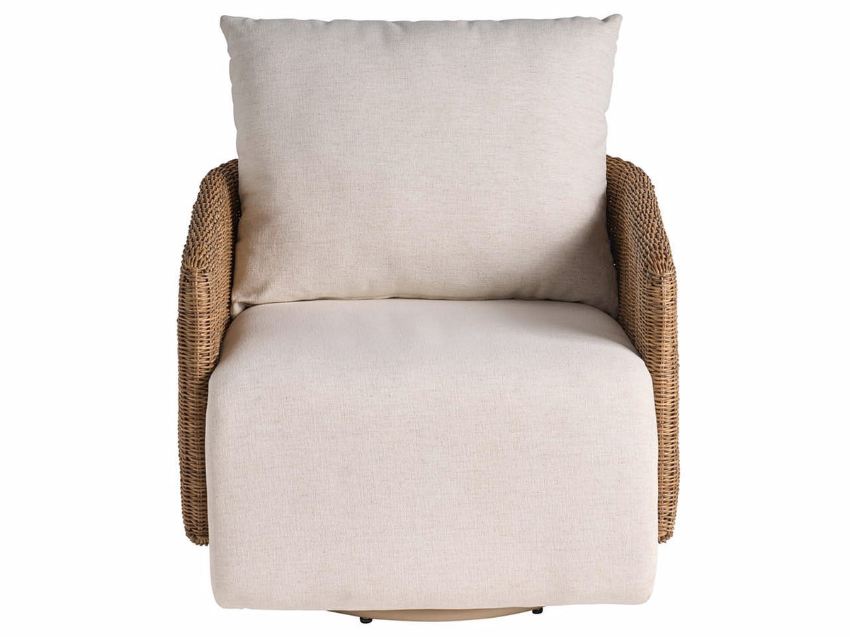 Universal Furniture Enzo Swivel Chair — Nomad Snow — Enzo Collection