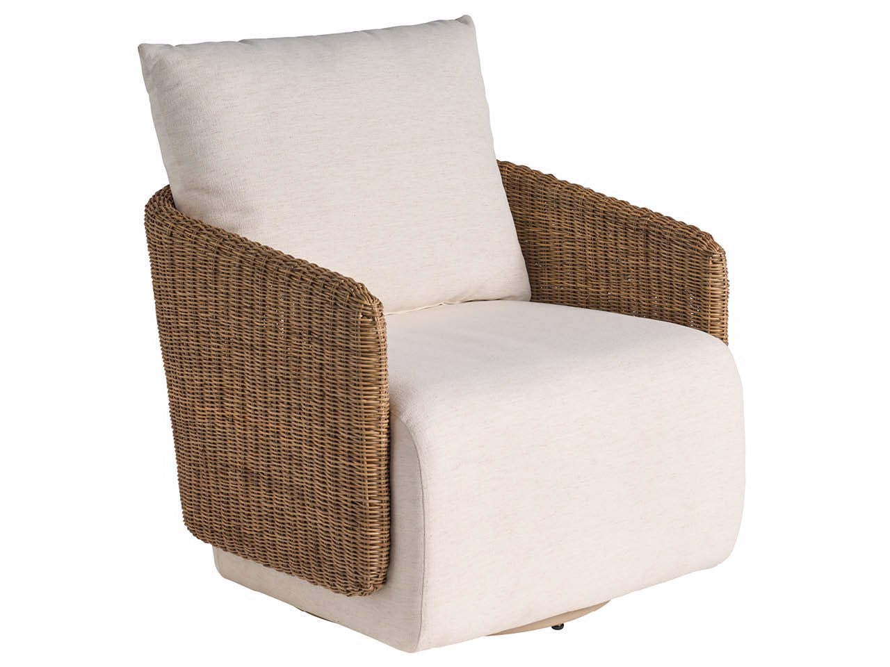 Universal Furniture Enzo Swivel Chair — Nomad Snow — Enzo Collection